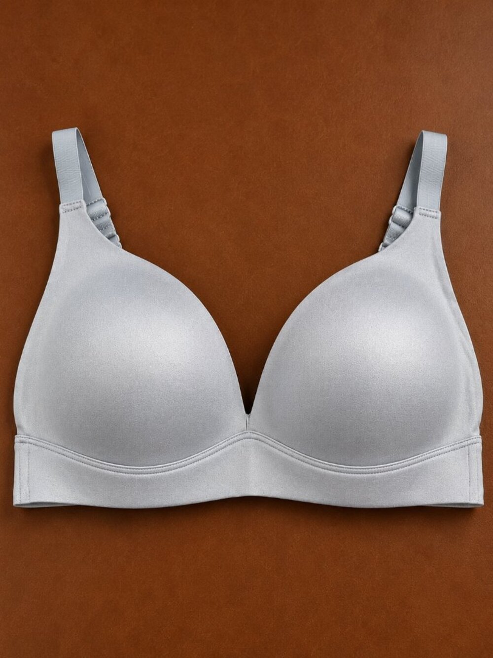 NWT Auden The Icon Lightly Lined Full Coverage Underwire Bra 34B Lt Gray - Picture 4 of 6